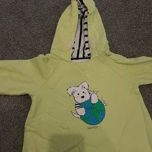 Nanos neon yellow sweatshirt